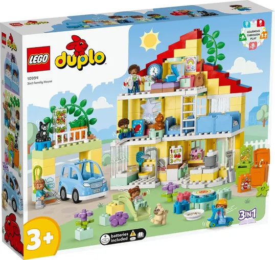 LEGO® DUPLO® - Orasul meu casa de familie 3 In 1 (10994)