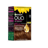 Vopsea de par permanenta fara amoniac 5.3 Golden Brown Olia, 174ml, Garnier