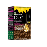 Vopsea de par permanenta fara amoniac 6.3 Golden Light Brown Olia, 174ml, Garnier