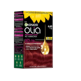 Vopsea de par permanenta fara amoniac 6.60 Intense Red Olia, 174ml, Garnier