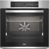 Cuptor incorporabil Beko BBIM12400XCS, Electric, Autocuratare catalitica, 72 l, AeroPerfect, Grill, 3D Cooking, Steam Shine Cleaning, SoftClose, RecycledNet, Clasa A+, Negru