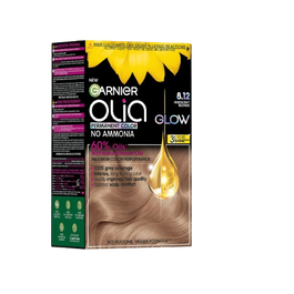 Vopsea de par permanenta fara amoniac 8.12 Iridescent Blonde Olia, 174ml, Garnier