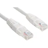Cablu UTP SPACER SP-PT-CAT5-0.25M, Cat5e, cupru-aluminiu, 0.25 m, alb, AWG26