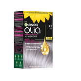 Vopsea de par permanenta fara amoniac Olia 9.11 Silver Smoke, 174ml, Garnier