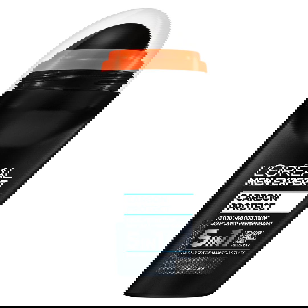 Antiperspirant roll-on Carbon Protect, 50ml, L'oreal Men Expert