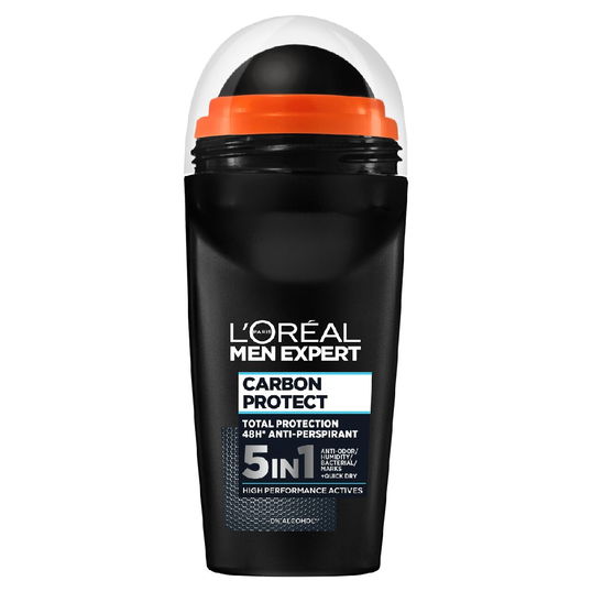 Antiperspirant roll-on Carbon Protect, 50ml, L`oreal Men Expert