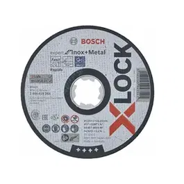 Disc Bosch Expert for Inox si Metal, 125 x 1mm cu X-LOCK pentru polizor unghiular