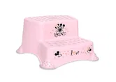 Inaltator dublu pentru baie, antiderapant, Lorelli, Disney Minnie, Light Pink