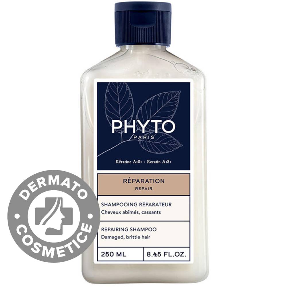 Sampon reparator cu keratina A18 PhytoRepair, 250ml, Phyto