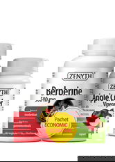 Pachet Berberina 500mg 60 capsule + Otet din cidru de mere 60 capsule, Zenyth