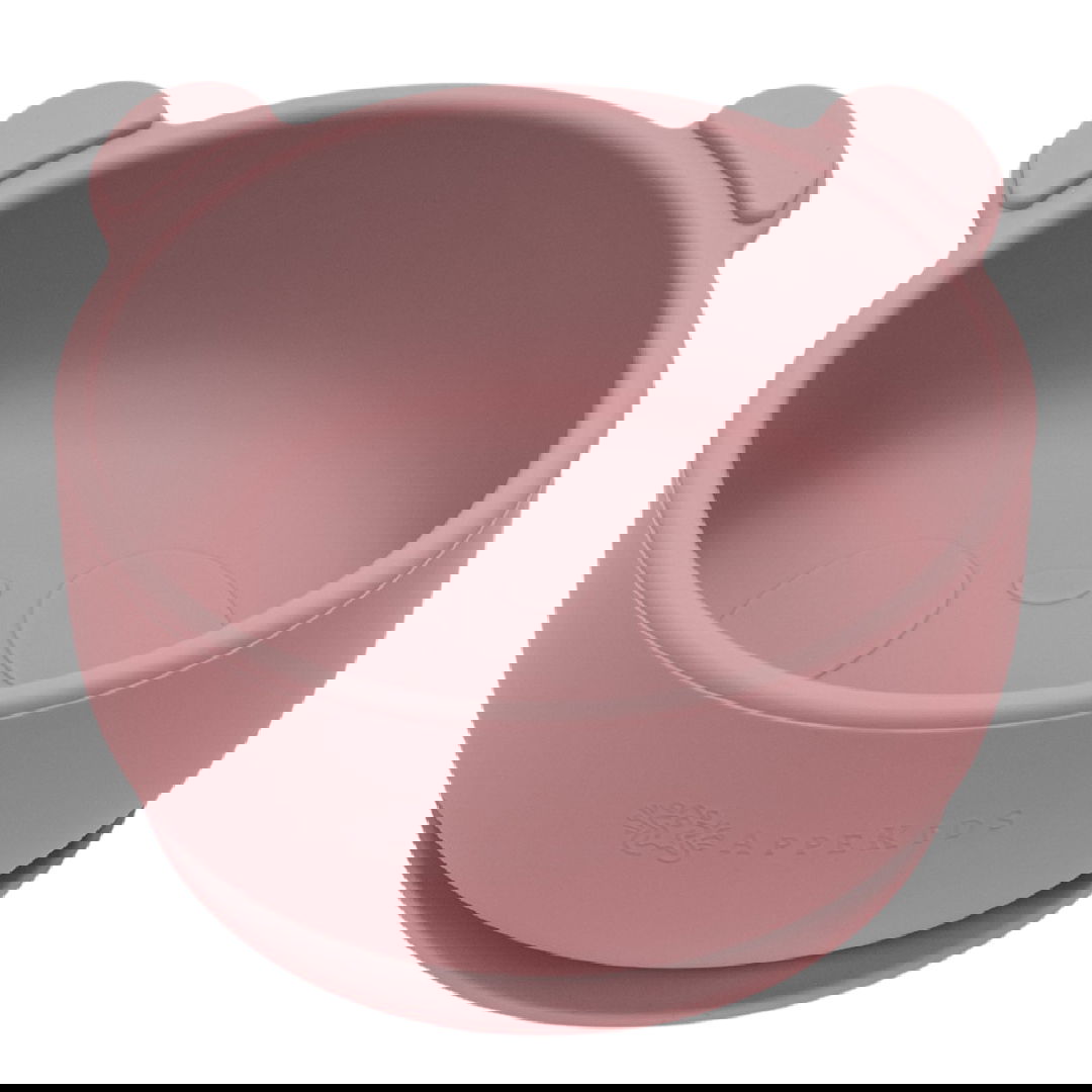 Bol din silicon The Little Bear +6 luni Old Rose, 1 bucata, Appekids