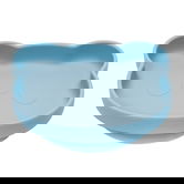 Farfurie din silicon The Little Bear - Aqua Blue, 1 bucata, Appekids