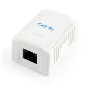 Priza RJ-45 GEMBIRD aplicata cu 1 iesire pentru cablu UTP Cat 5e