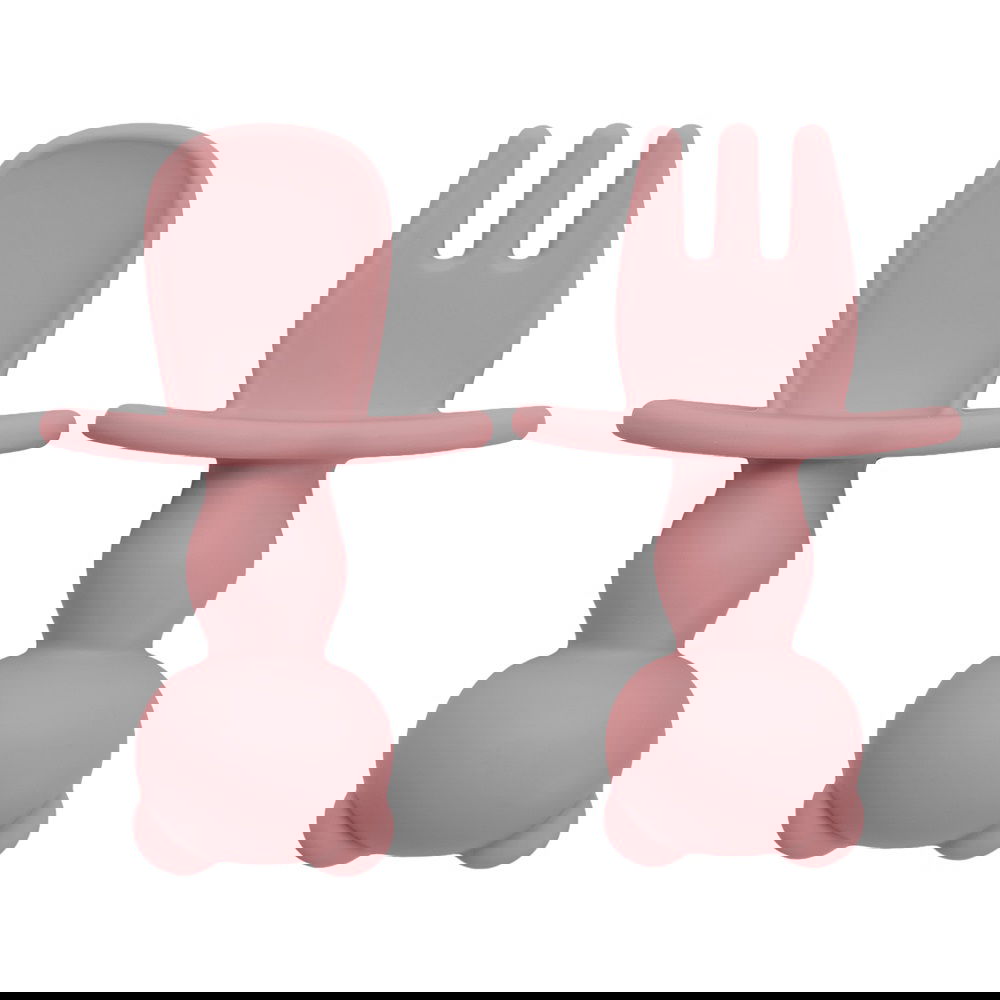 Set tacamuri din silicon The Little Bear Old Rose 6 luni+, 1 bucata, Appekids