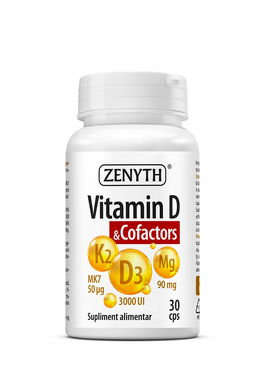 Vitamin D & Cofactors, 30 capsule, Zenyth
