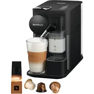 Espressor Nespresso by De’Longhi Lattissima One Evolution EN510.B, 19 bari, 1450 W, 1 l, Negru + 14 capsule cadou