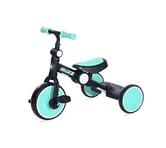 Tricicleta pentru copii, complet pliabila, Lorelli Buzz, Black Turquoise