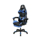 Scaun Gaming Kruger&Matz Warrior GX-150, reglabil (Negru/Albastru)