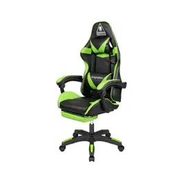 Scaun Gaming Kruger&Matz Warrior GX-150, reglabil (Negru/Verde)