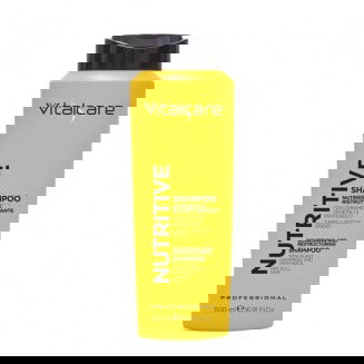 Sampon restructurant pentru par uscat si tern Nutritive, 500ml, Vitalcare