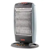 Radioator electric cu halogen Zass HS 07, 1200 W, 3 trepte putere, sistem de protectie la rasturnare (Negru/Gri)