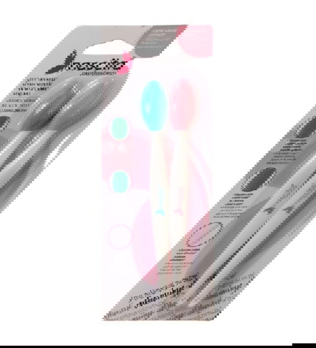 Set de perii pentru curatare faciala in profunzime, 2 bucati, Nascita