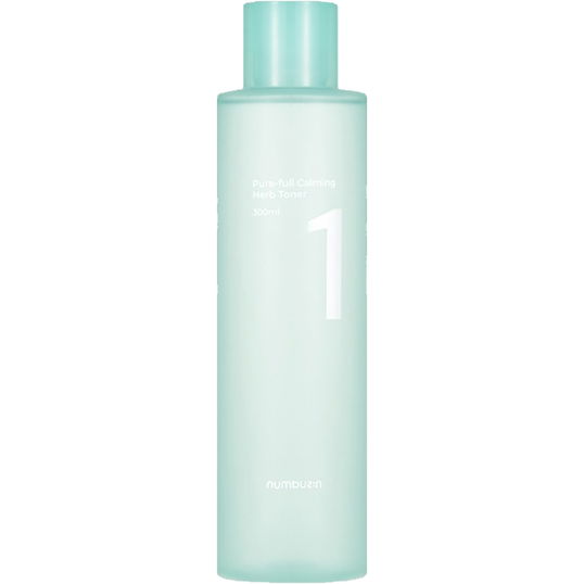 Toner calmant cu extract de plante No.1 Pure-Full Calming Herb, 300ml, Numbuzin