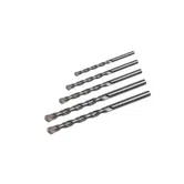 Set burghie pentru beton Rebel Tools 5 bucati, 4, 5, 6, 8, 10 mm