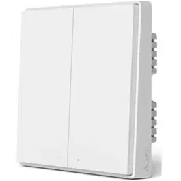 Intrerupator inteligent ingropat AQARA Smart Wall Switch EU, fara nul, 2 butoane