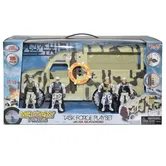 Set de joaca vehicul militar si 4 soldati, Hero Combat