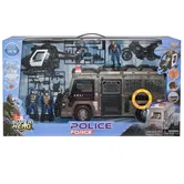 Set vehicule SWAT cu sunete si lumini si 3 figurine, Hero Combat, Police Force