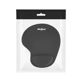 Mouse pad gel Rebel negru, 207 x 240 mm