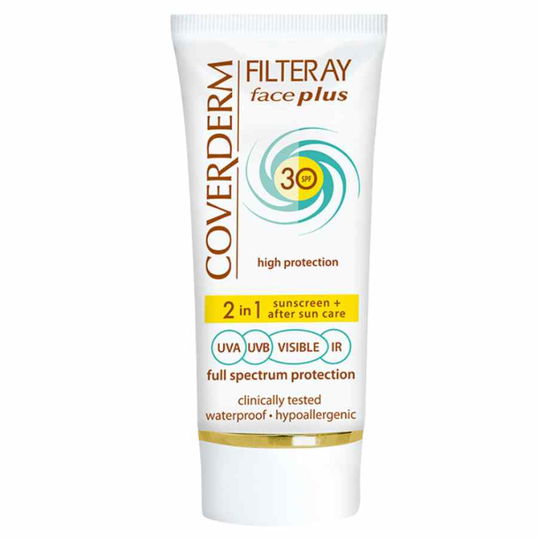Crema cu protectie solara Filteray Face Plus SPF30 Normal Soft Brown, 50ml, Coverderm