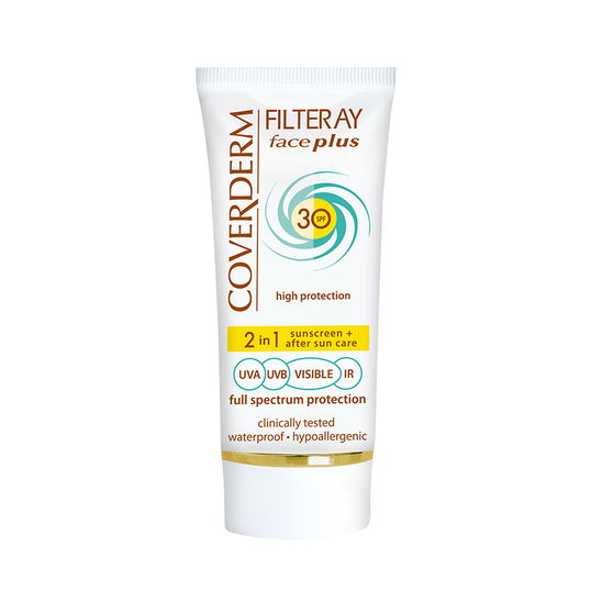 Crema de fata cu SPF50+ Filteray Face Normal Soft Brown, 50ml, Coverderm