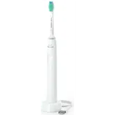 Periuta de dinti sonica electrica Philips Sonicare Seria 2100 HX3651/13, 31000 miscari/minut, Cronometru Quadpacer si SmarTimer, Design ergonomic subţire, 1 capat de periere, Alb