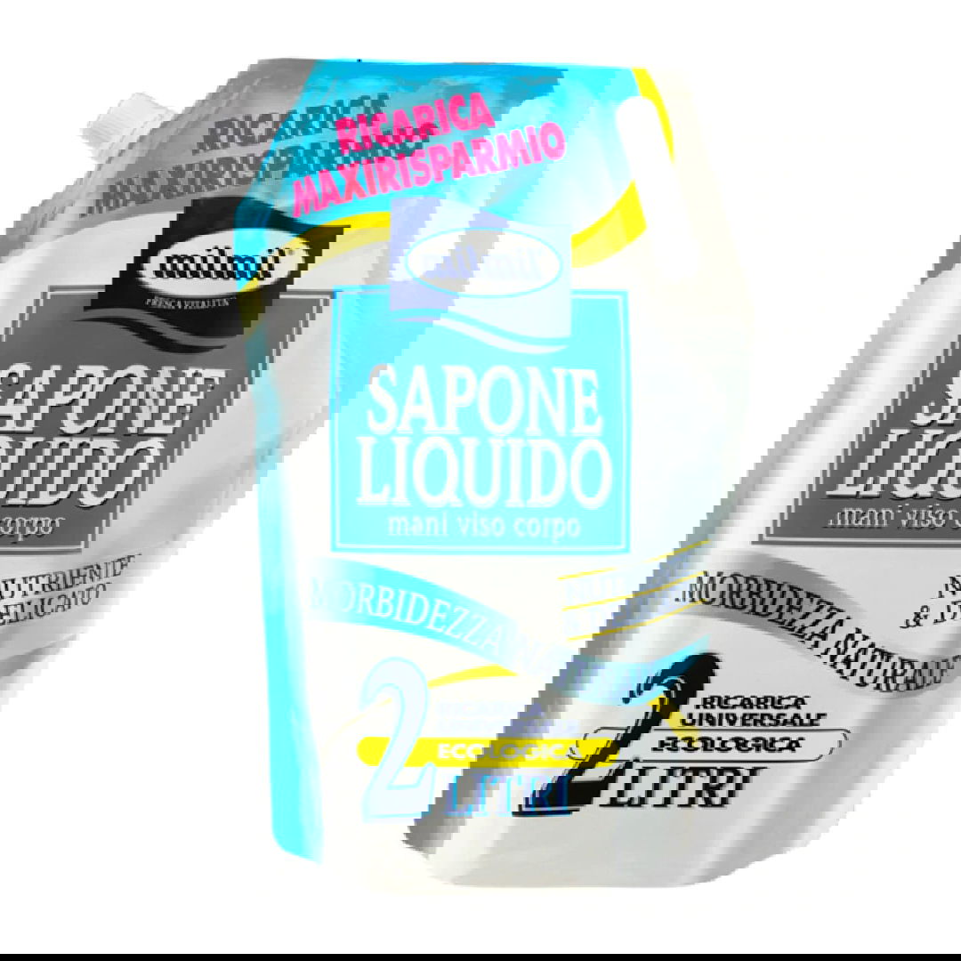 Sapun lichid Rezerva, 2000ml, Mil Mil