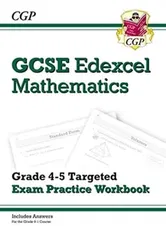 GCSE Maths Edexcel Grade 4-5 Targeted Exam Practice Workbook (includes answers), Paperback - Cgp Books