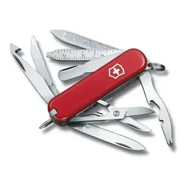 Briceag multifunctional elvetian Victorinox Mini Champ 0.6385, Otel, Rosu