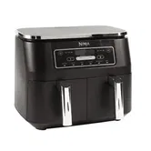 Friteuza cu aer cald cu doua zone Ninja AF300EU, 2470W, 7.6L, 6 metode de gatit, Max Crisp, Roast, Bake, Reheat, Dehydrate and Air Fry, Negru