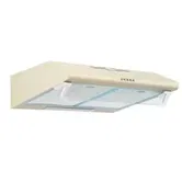 Hota clasica Alfa Studio Casa 60 cm, 2 motoare, 3 viteze, putere de absorbtie 483 mc/h, Beige
