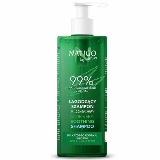Sampon calmant cu aloe vera, 400ml, Natigo By Nature