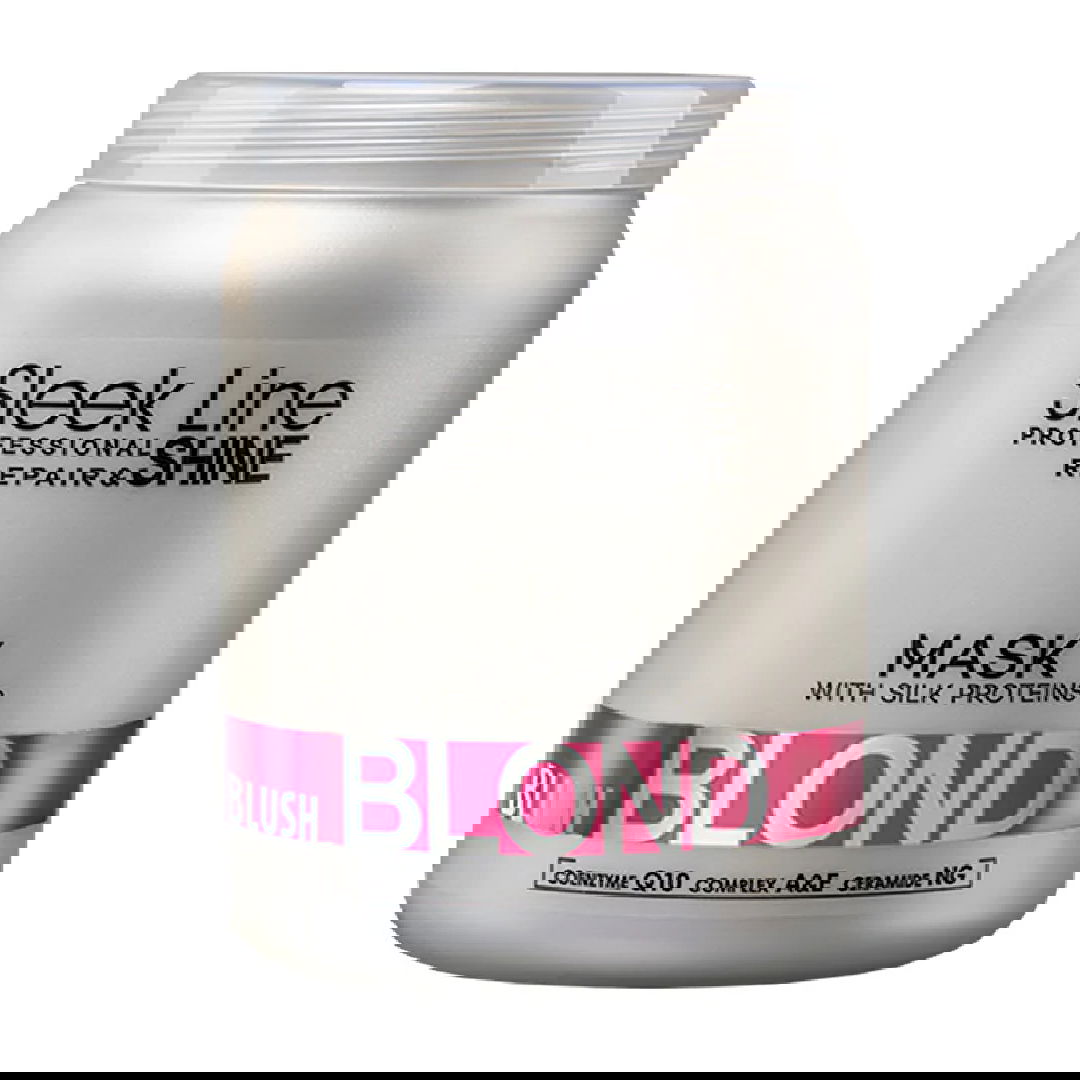 Masca cu pigment neutralizant Blond Blush Roz, 1000ml, Sleek Line