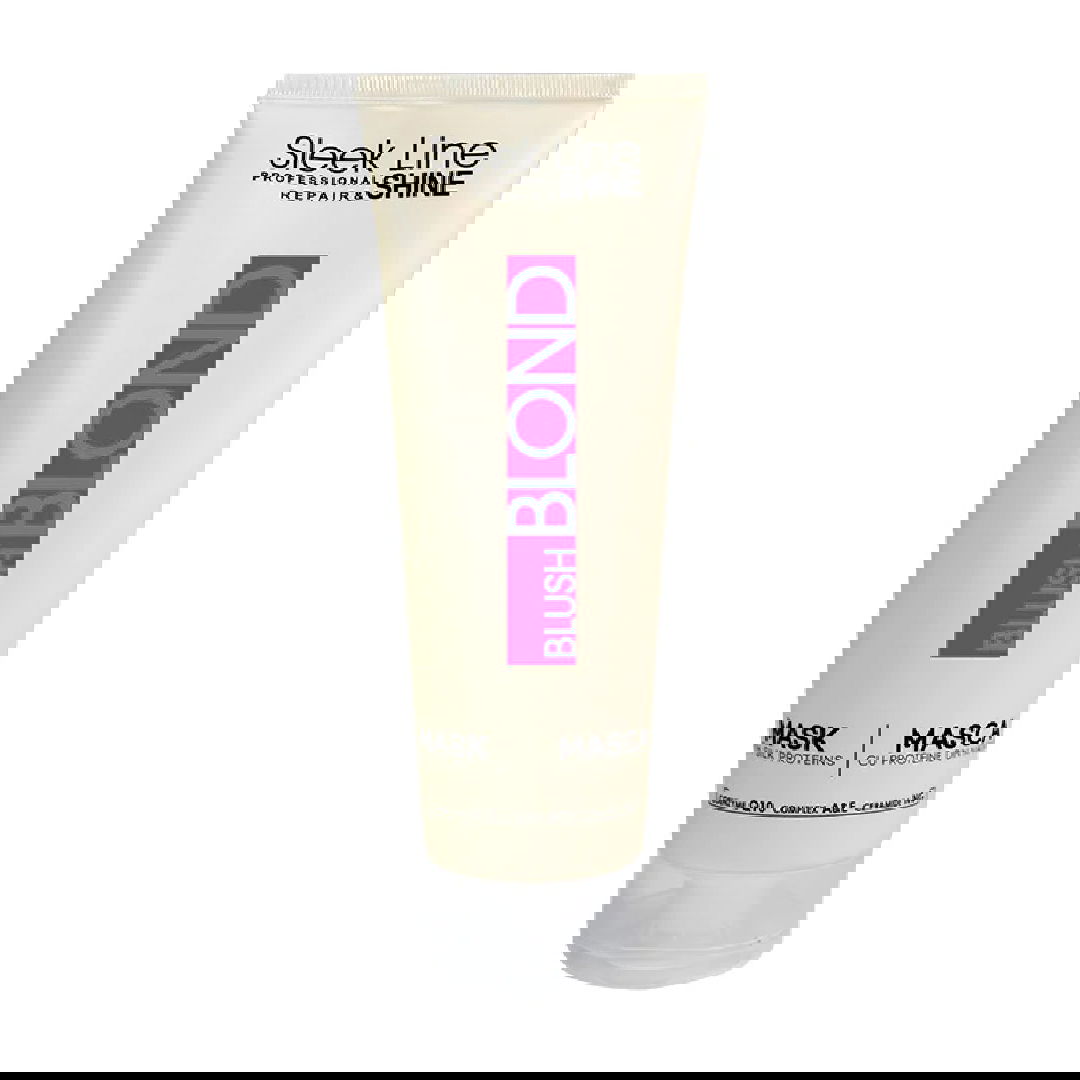Masca cu pigment neutralizant Blond Blush Roz, 250ml, Sleek Line
