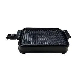 Gratar electric Studio Casa Mr.Grill SC2120, tava scurgere detasabila, 1200 W, reglare temperatura, Negru