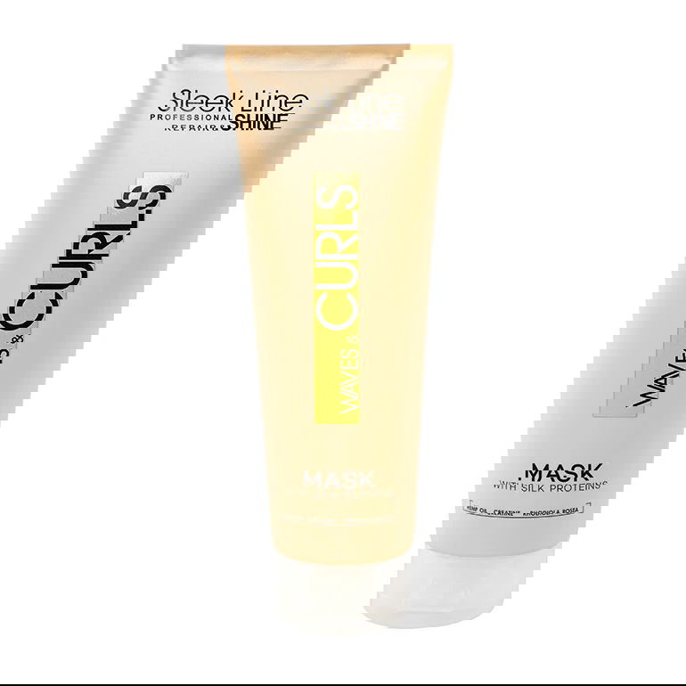 Masca pentru par ondulat Waves & Curls, 250ml, Sleek Line