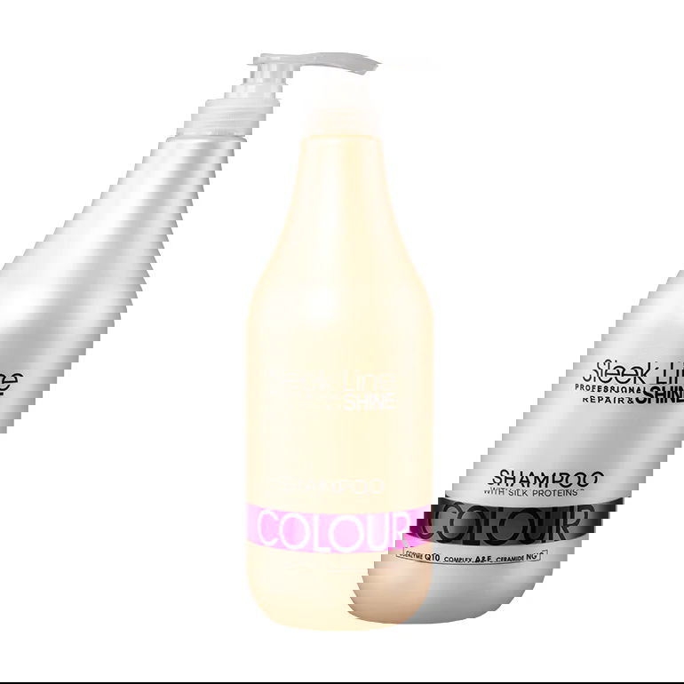 Sampon pentru par vopsit Colour, 1000ml, Sleek Line