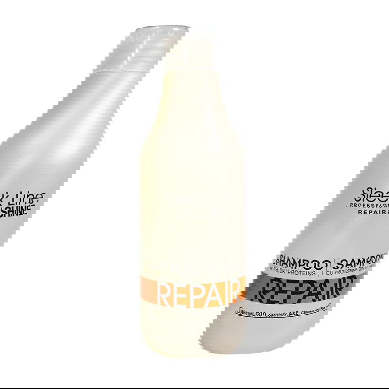 Sampon reparator pentru par deteriorat, 300ml, Sleek Line