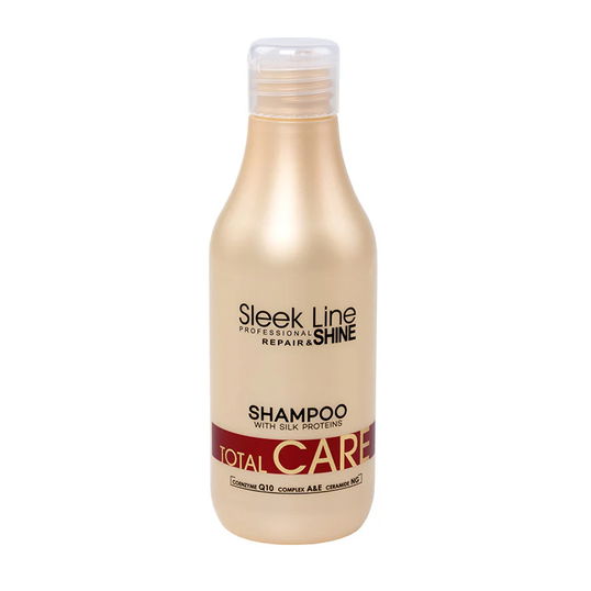 Sampon Total Care cu proteine din matase, 300ml, Sleek Line
