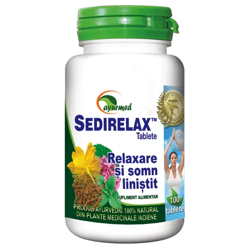 Sedirelax, 100 tablete, Ayurmed