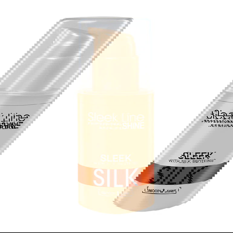 Ulei reparator pentru par cu proteine din matase, 30ml, Sleek Line